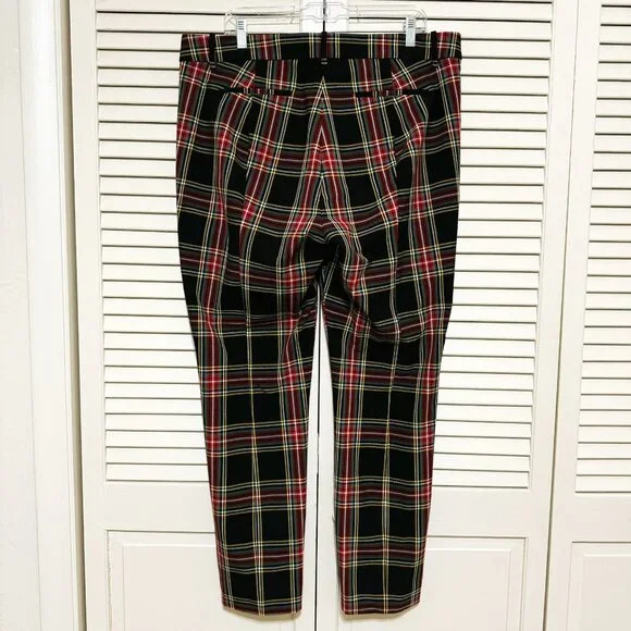J. CREW Factory full-length Ruby pant in Stewart tartan plaid - size 16 - Picture 2 of 6